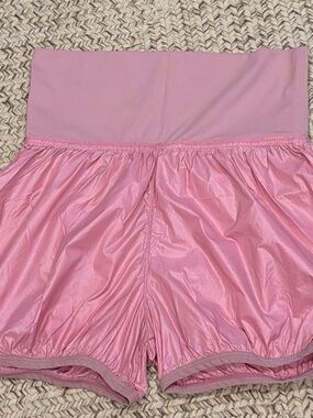 Chic Ballet Women's XS Pink Trashbag warmup Shorts